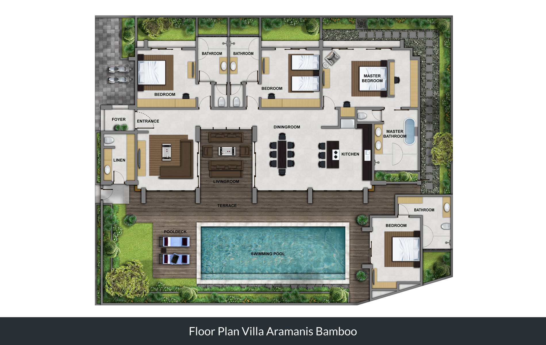 Villa Aramanis Bamboo Floorplan Asia Holiday